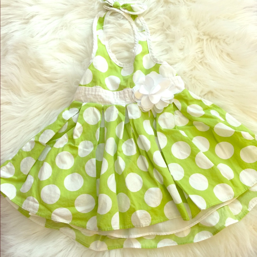 Polka dot summer baby dress